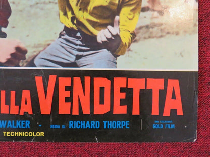 LA VALLE DELLA VENETTA / VENGEANCE VALLEY ITALIAN FOTOBUSTA POSTER LANCASTER - Rendezvous Cinema