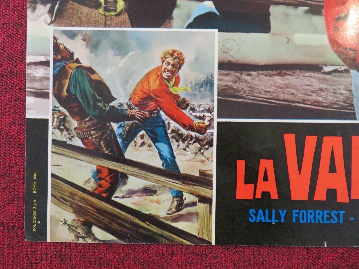 LA VALLE DELLA VENETTA / VENGEANCE VALLEY ITALIAN FOTOBUSTA POSTER LANCASTER - Rendezvous Cinema