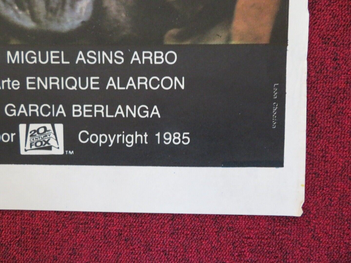 LA VAQUILLA / THE HEIFER SPANISH ONE SHEET POSTER ALFREDO LANDA 1985 - Rendezvous Cinema