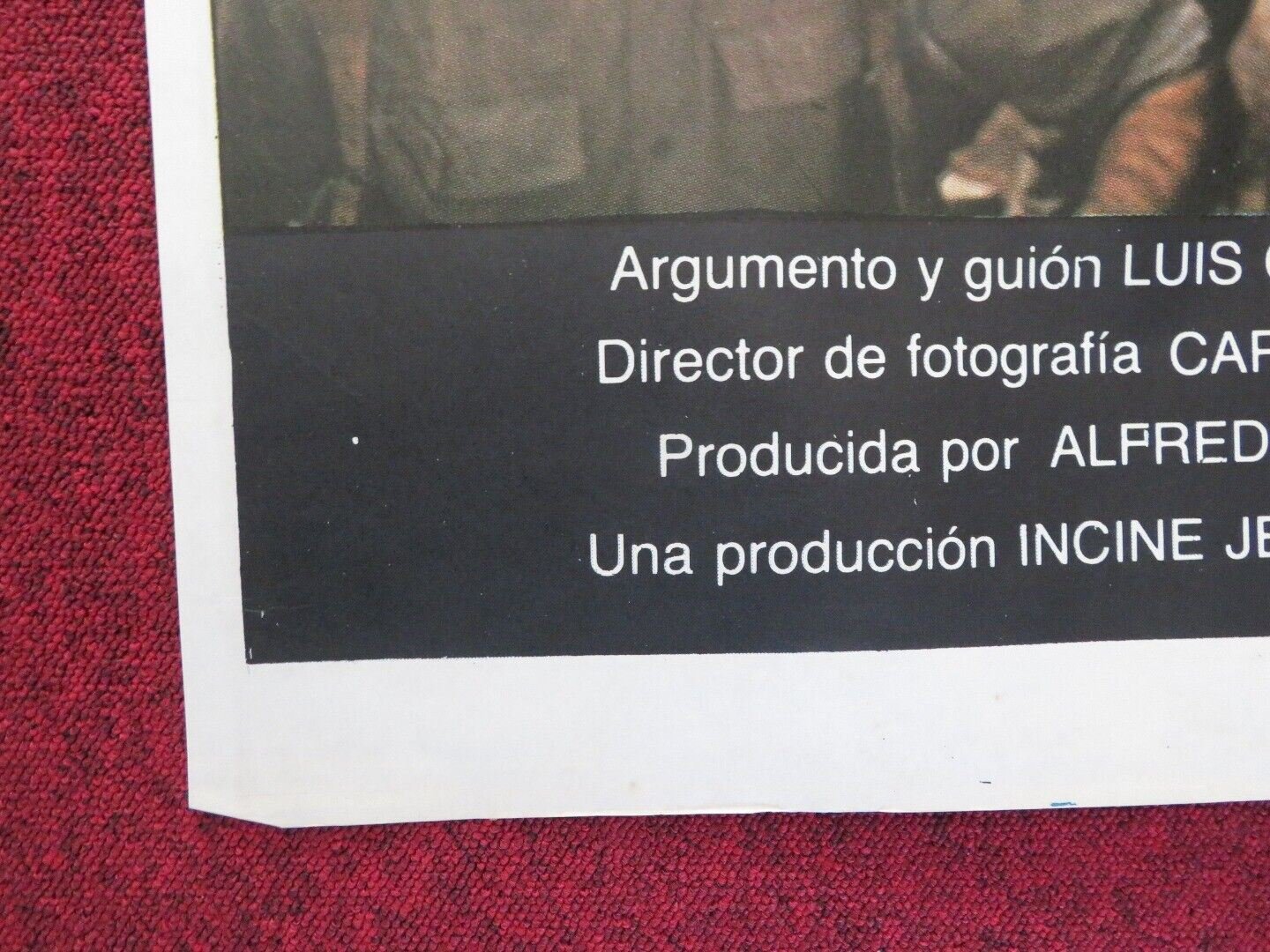 LA VAQUILLA / THE HEIFER SPANISH ONE SHEET POSTER ALFREDO LANDA 1985 - Rendezvous Cinema