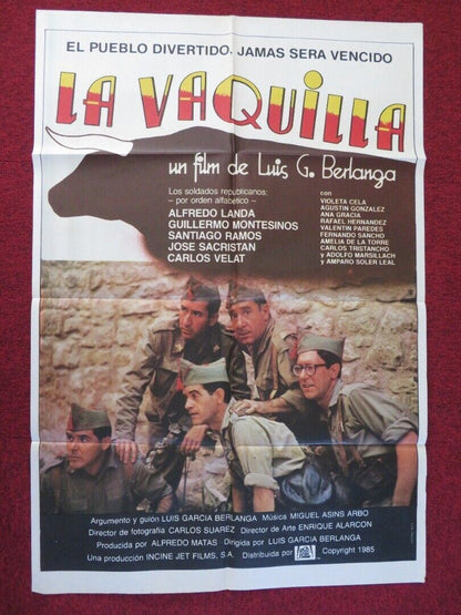 LA VAQUILLA / THE HEIFER SPANISH ONE SHEET POSTER ALFREDO LANDA 1985 - Rendezvous Cinema