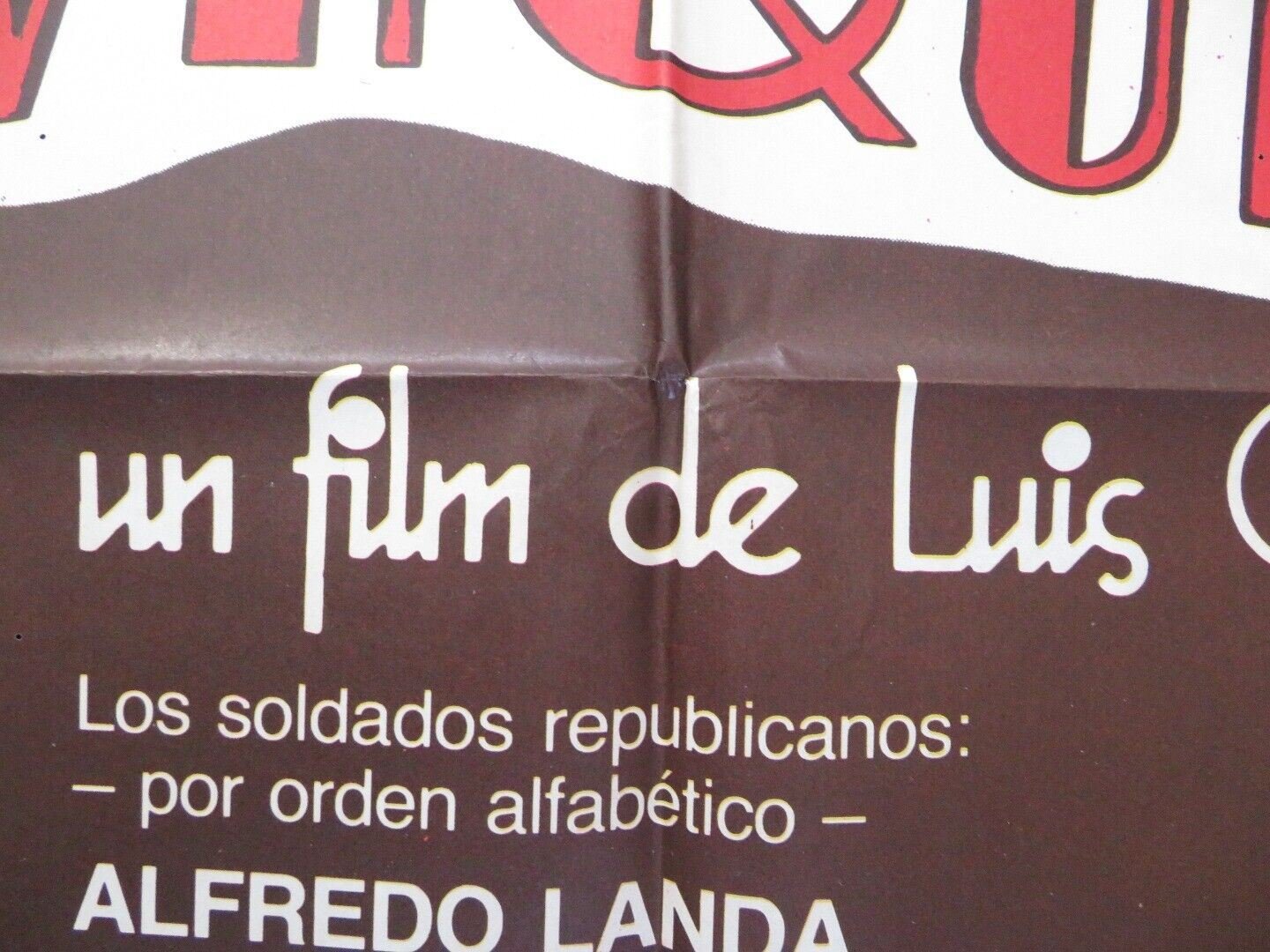 LA VAQUILLA / THE HEIFER SPANISH ONE SHEET POSTER ALFREDO LANDA 1985 - Rendezvous Cinema