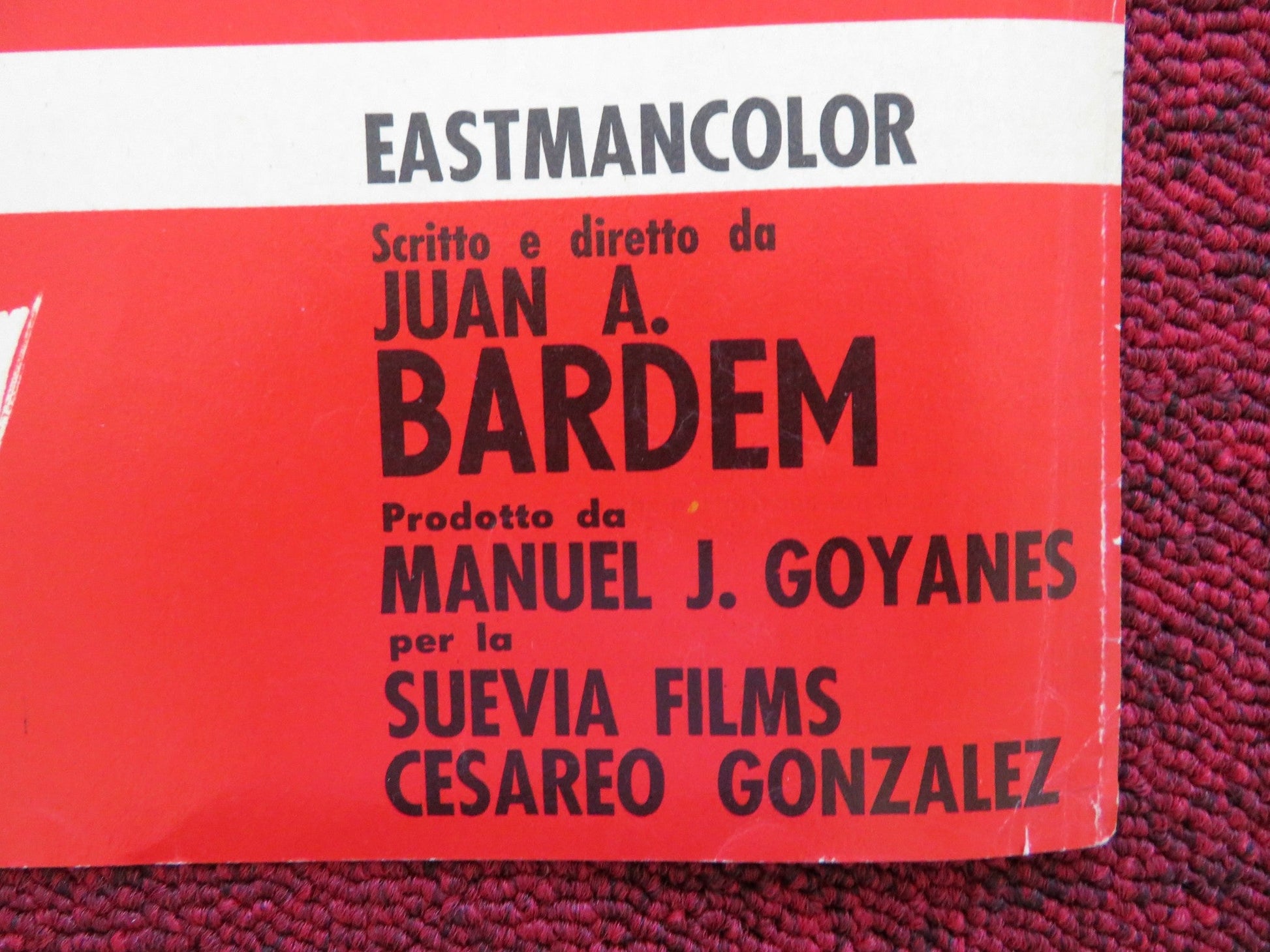 LA VENGANZA - C ITALIAN FOTOBUSTA POSTER CARMAN SEVILLA RAF VALLONE 1958 Rendezvous Cinema Movie posters