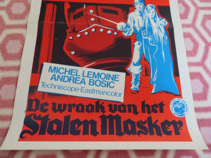 LA VENGEANCE DU MASQUE DE FER BELGIUM (21"x 14") POSTER MICHEL LEMOINE 1961 Movie posters