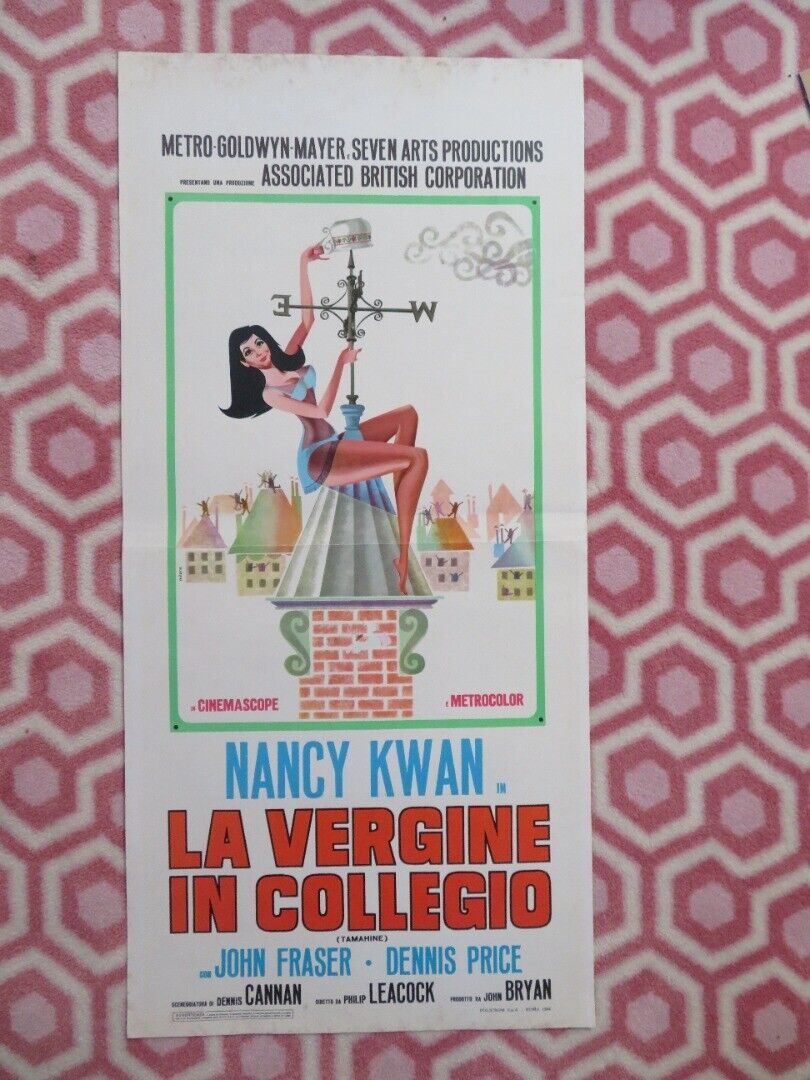 LA VERGINE IN COLLEGIO / Tamahine ITALIAN LOCANDINA (27.5"x 13") POSTER 1964 Movie posters
