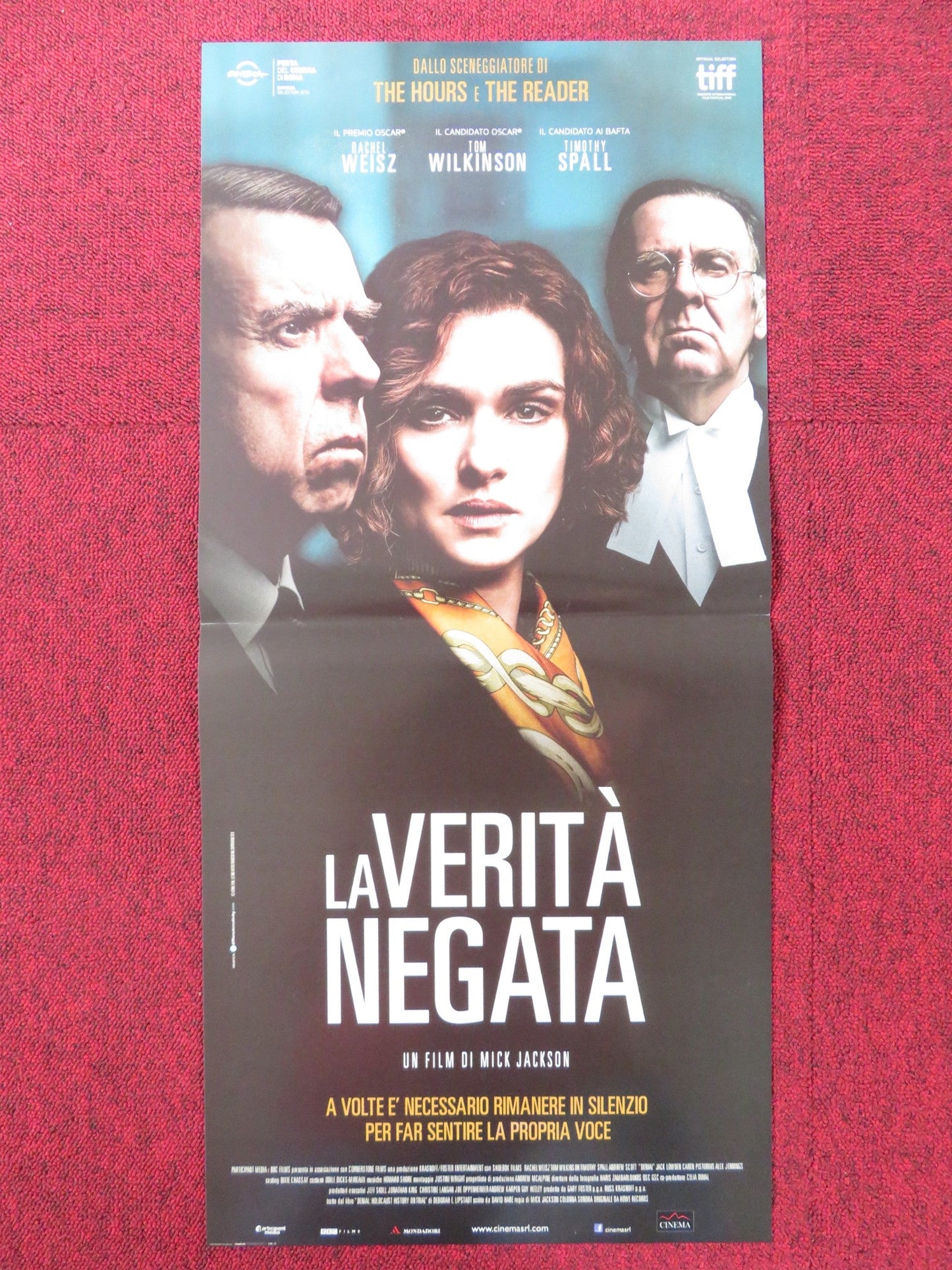 LA VERITA NEGATA ITALIAN LOCANDINA POSTER RACHEL WEISZ TIMOTHY SPALL 2016 Rendezvous Cinema Movie posters