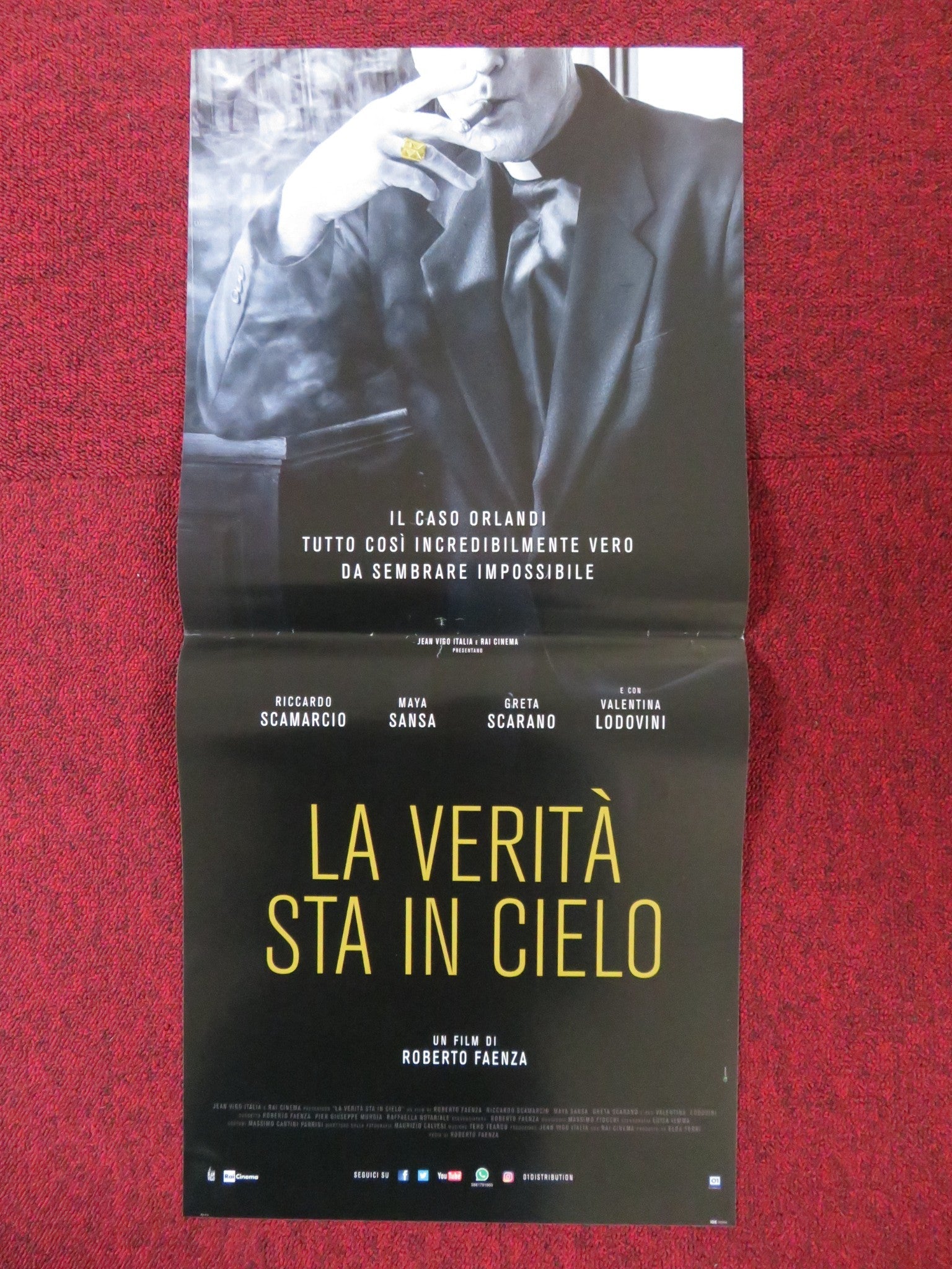 LA VERITA STA IN CIELO ITALIAN LOCANDINA POSTER RICCARDO SCAMARCIO 2016 Rendezvous Cinema Movie posters