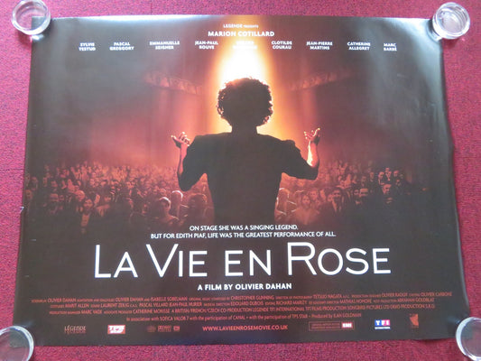 LA VIE EN ROSE UK QUAD (30"x 40") ROLLED POSTER MARION COTILLARD S. TESTUD 2007 Rendezvous Cinema Movie posters