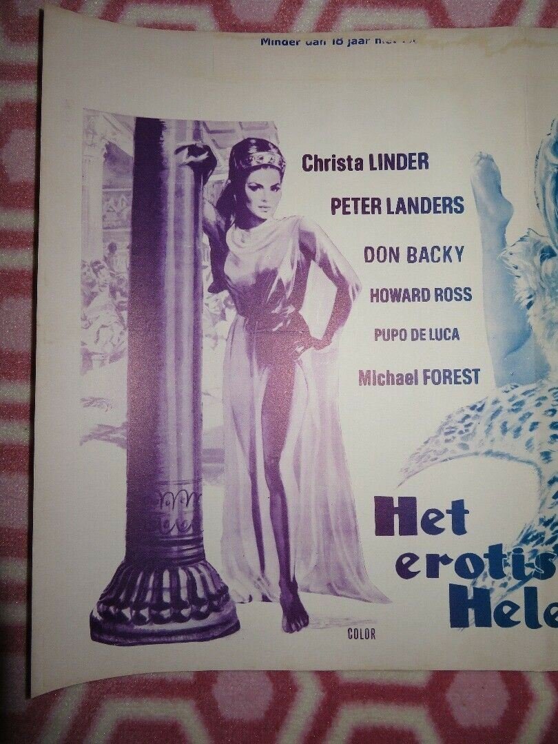 LA VIE EROTIQUE D'HELENE DE TROIE BELGIUM (14"x 21.5") POSTER 1973 - Rendezvous Cinema