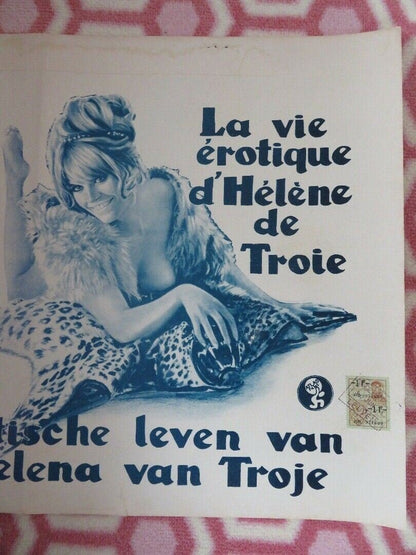 LA VIE EROTIQUE D'HELENE DE TROIE BELGIUM (14"x 21.5") POSTER 1973 - Rendezvous Cinema