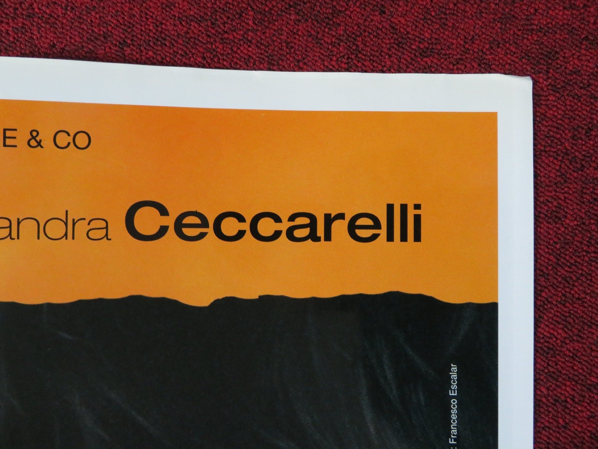 LA VITA CHE VORREI ITALIAN FOGLIO POSTER LUIGI LO CASCIO SANDRA CECCARELLI 2004 Rendezvous Cinema Movie posters