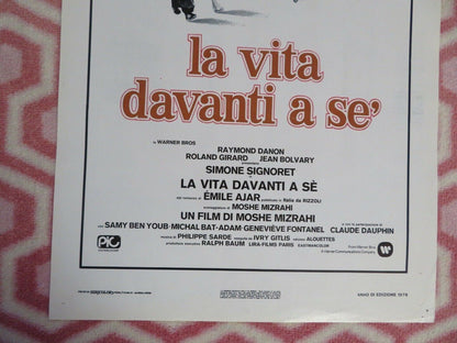 LA VITA DAVANTI A SE'/ Madame Rosa ITALIAN LOCANDINA (27.5"x13") POSTER 1976 Movie posters