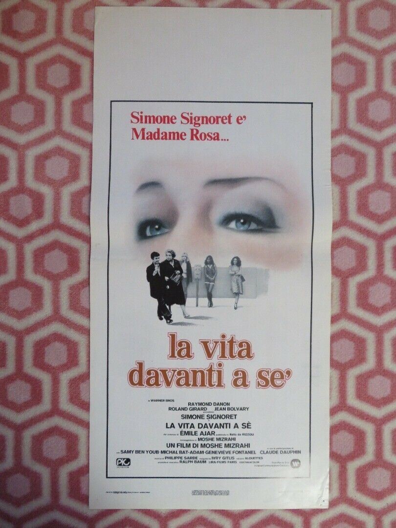 LA VITA DAVANTI A SE'/ Madame Rosa ITALIAN LOCANDINA (27.5"x13") POSTER 1976 Movie posters