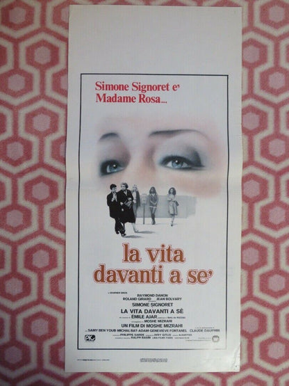 LA VITA DAVANTI A SE'/ Madame Rosa ITALIAN LOCANDINA (27.5"x13") POSTER 1976 Movie posters