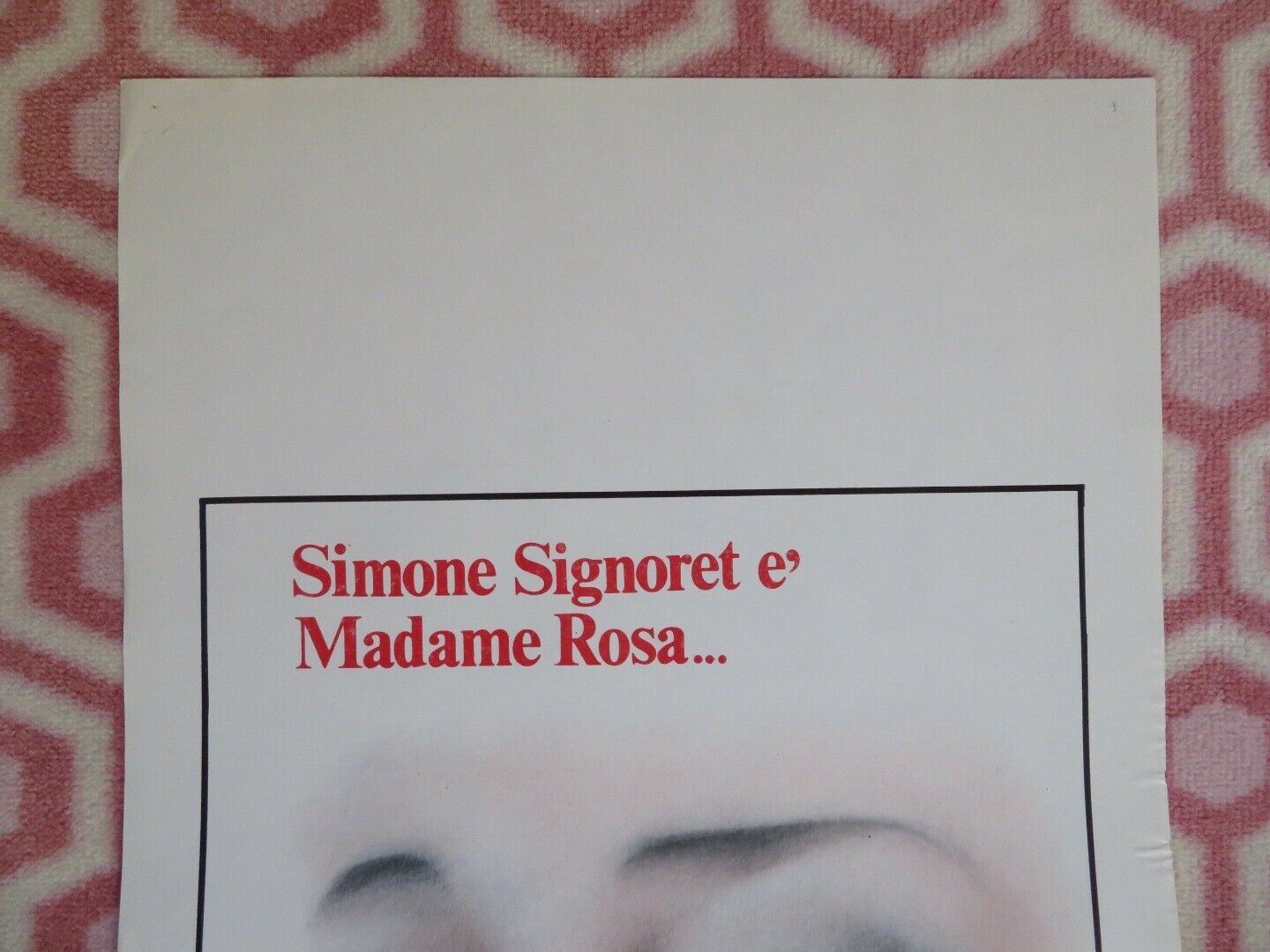 LA VITA DAVANTI A SE'/ Madame Rosa ITALIAN LOCANDINA (27.5"x13") POSTER 1976 Movie posters