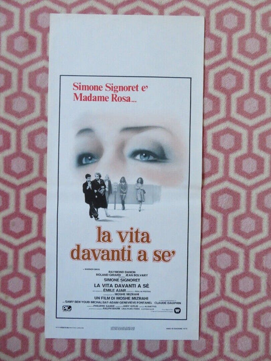 LA VITA DAVANTI A SE' / Madame Rosa ITALIAN LOCANDINA (27.5"x13") POSTER 1978 Movie posters