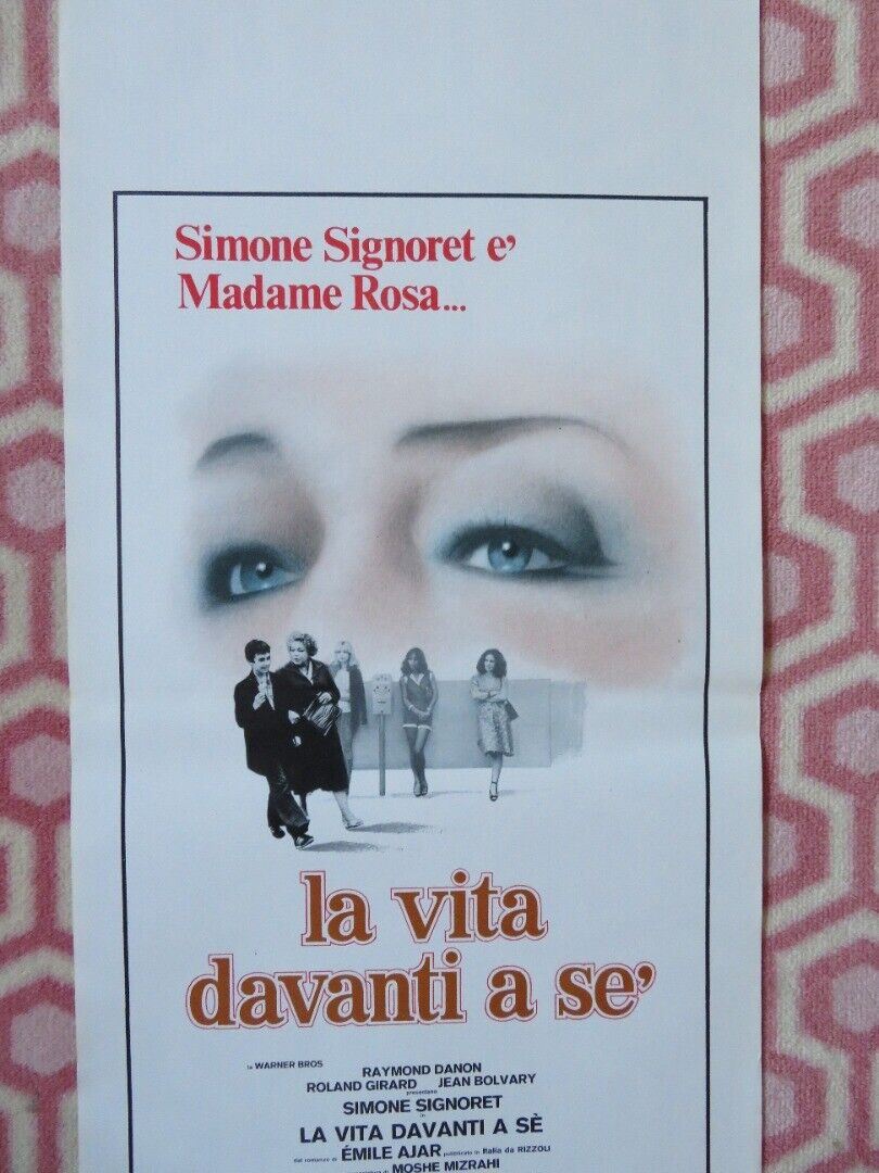 LA VITA DAVANTI A SE' / Madame Rosa ITALIAN LOCANDINA (27.5"x13") POSTER 1978 Movie posters