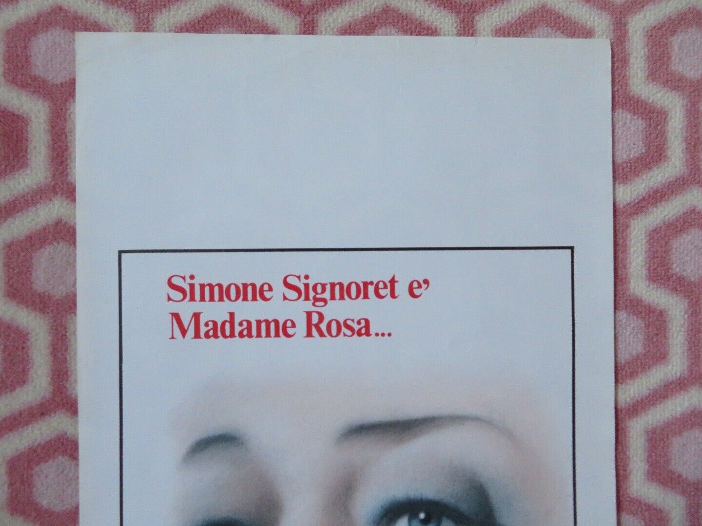 LA VITA DAVANTI A SE' / Madame Rosa ITALIAN LOCANDINA (27.5"x13") POSTER 1978 Movie posters