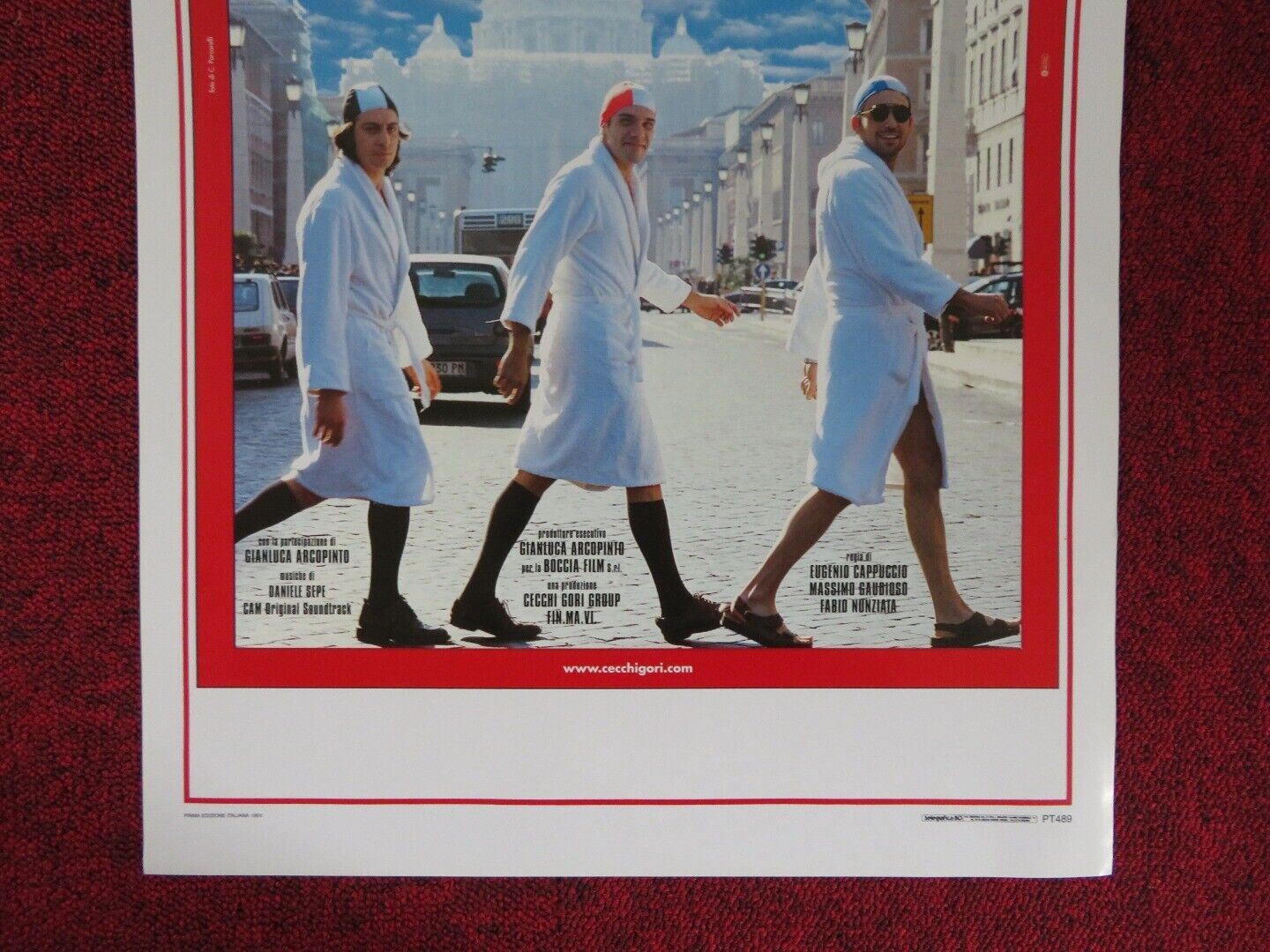 LA VITA E UNA SOLA ITALIAN LOCANDINA (27.5"x13") POSTER MASSIMO GAUDIOSO 1999 Movie posters