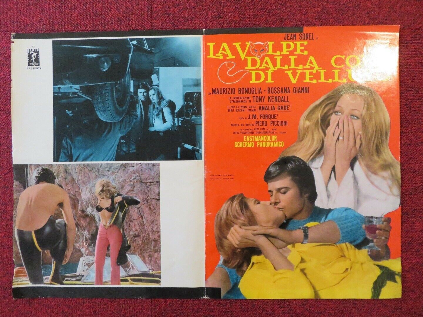 LA VOLPE DALLA CODA DI VELLUTO - B ITALIAN FOTOBUSTA POSTER ANALIA GADE Movie posters