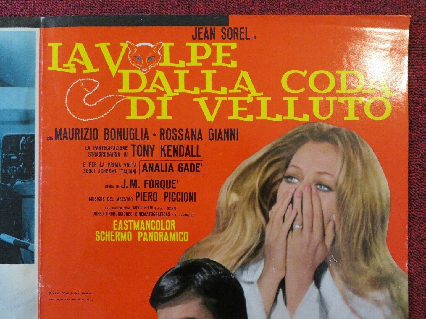 LA VOLPE DALLA CODA DI VELLUTO - B ITALIAN FOTOBUSTA POSTER ANALIA GADE Movie posters