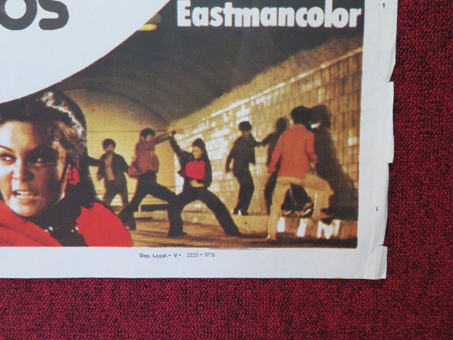 LA YUDOKA DE LOS PUNOS DE ORO FOLDED SPANISH POSTER POLLY LING - FENG 1979 Rendezvous Cinema Movie posters