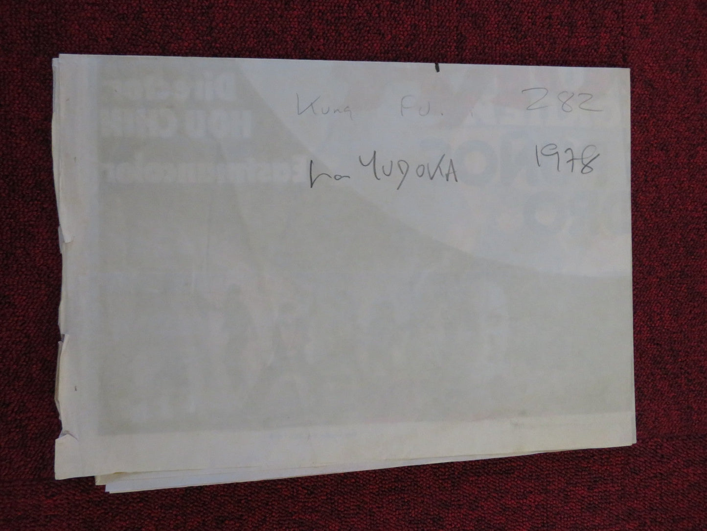 LA YUDOKA DE LOS PUNOS DE ORO FOLDED SPANISH POSTER POLLY LING - FENG 1979 Rendezvous Cinema Movie posters