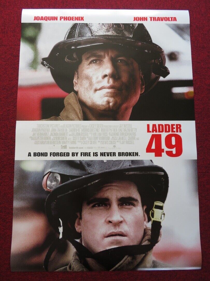 LADDER 49 US ONE SHEET ROLLED POSTER JOHN TRAVOLTA JOAQUNI PHOENIX 2004 Movie posters