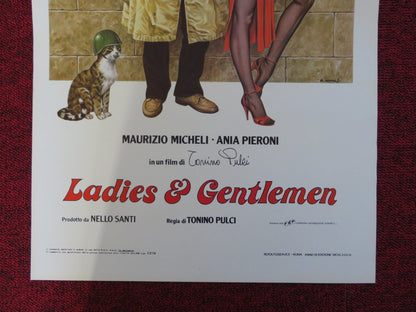 LADIES AND GENTLEMEN ITALIAN LOCANDINA POSTER MAURIZIO MICHELI ANIA PIERONI 1984 Rendezvous Cinema Movie posters