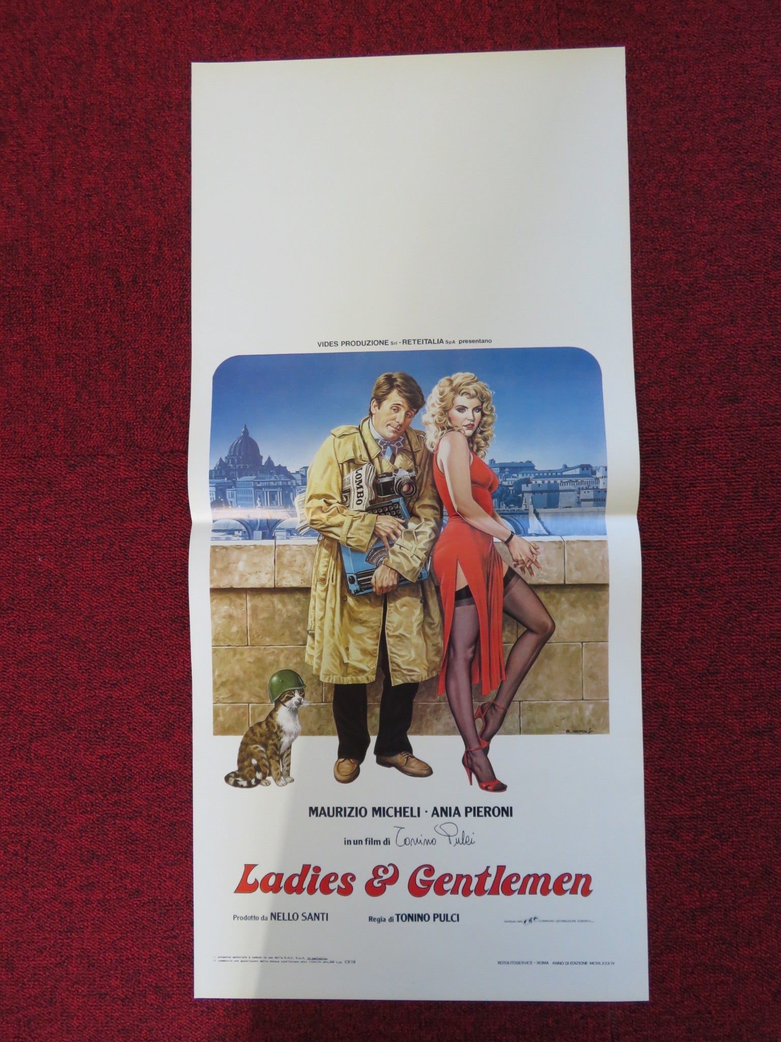LADIES AND GENTLEMEN ITALIAN LOCANDINA POSTER MAURIZIO MICHELI ANIA PIERONI 1984 Rendezvous Cinema Movie posters
