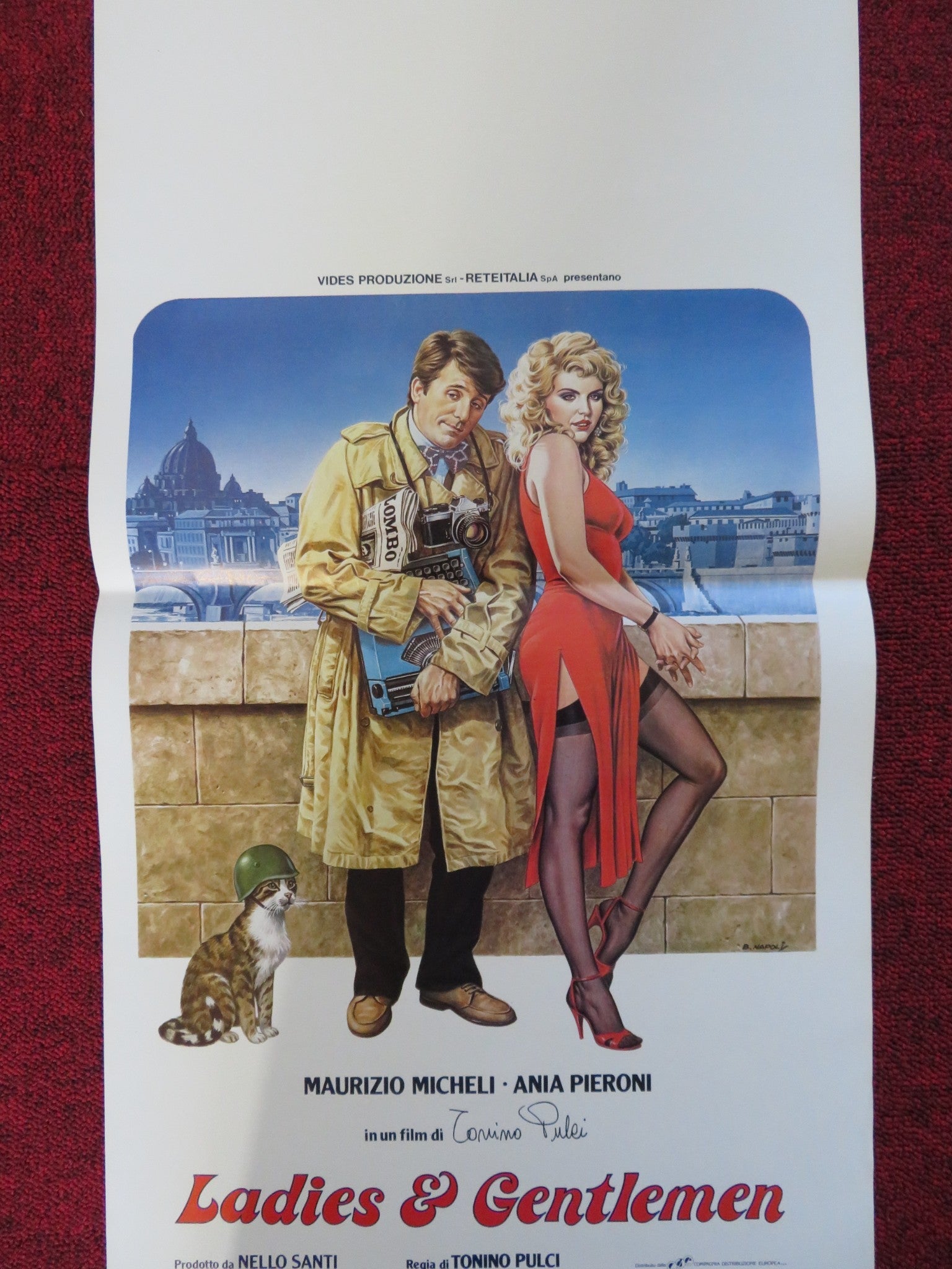 LADIES AND GENTLEMEN ITALIAN LOCANDINA POSTER MAURIZIO MICHELI ANIA PIERONI 1984 Rendezvous Cinema Movie posters