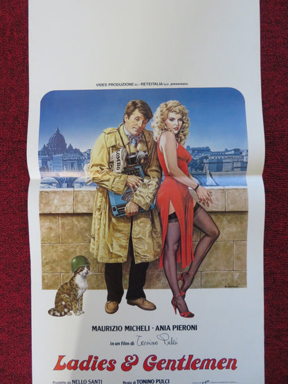 LADIES AND GENTLEMEN ITALIAN LOCANDINA POSTER MAURIZIO MICHELI ANIA PIERONI 1984 Rendezvous Cinema Movie posters