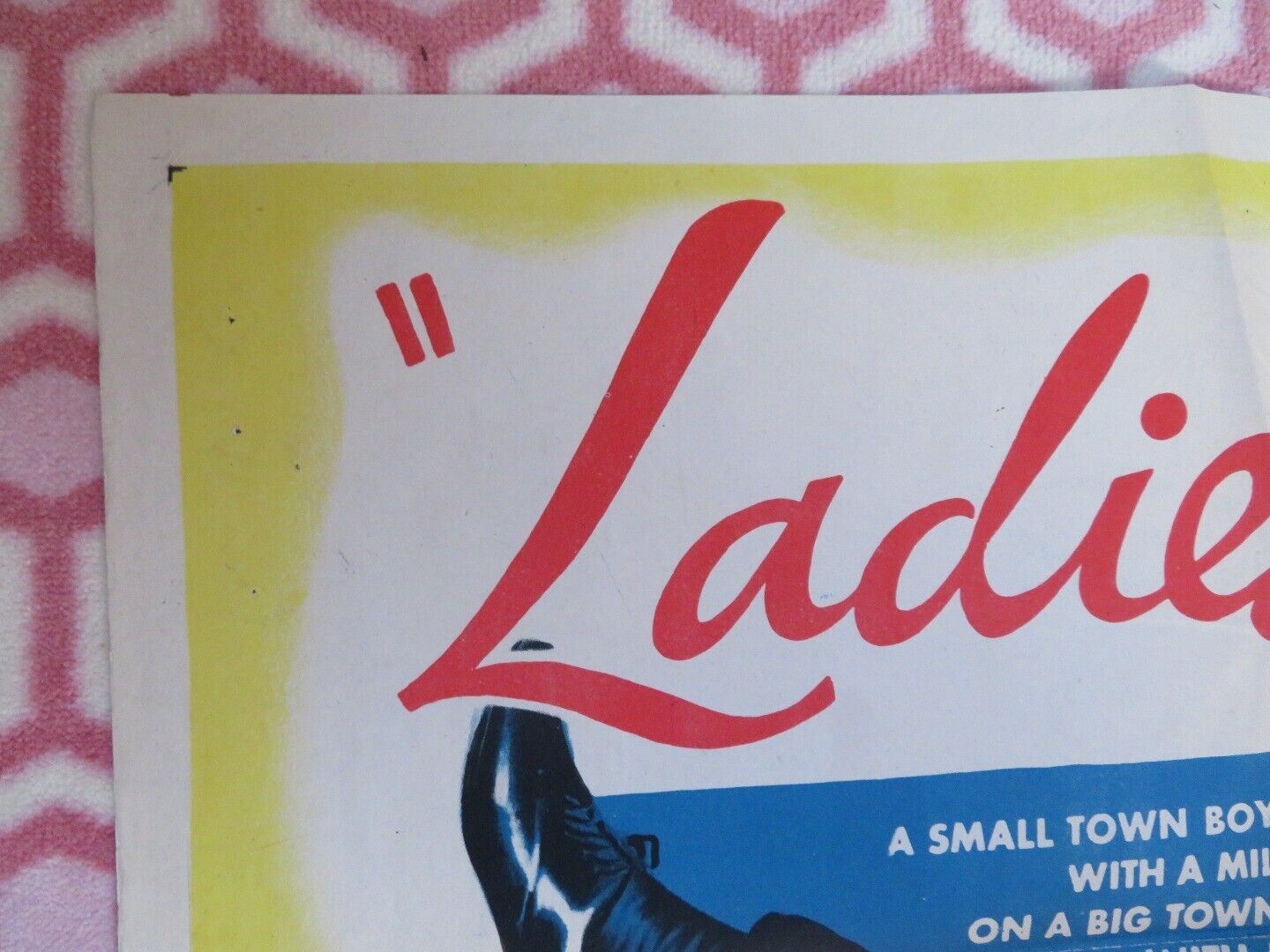 LADIES' MAN FOLDED US ONE SHEET POSTER EDDIE BRACKEN CASS DAILEY 1947 - Rendezvous Cinema