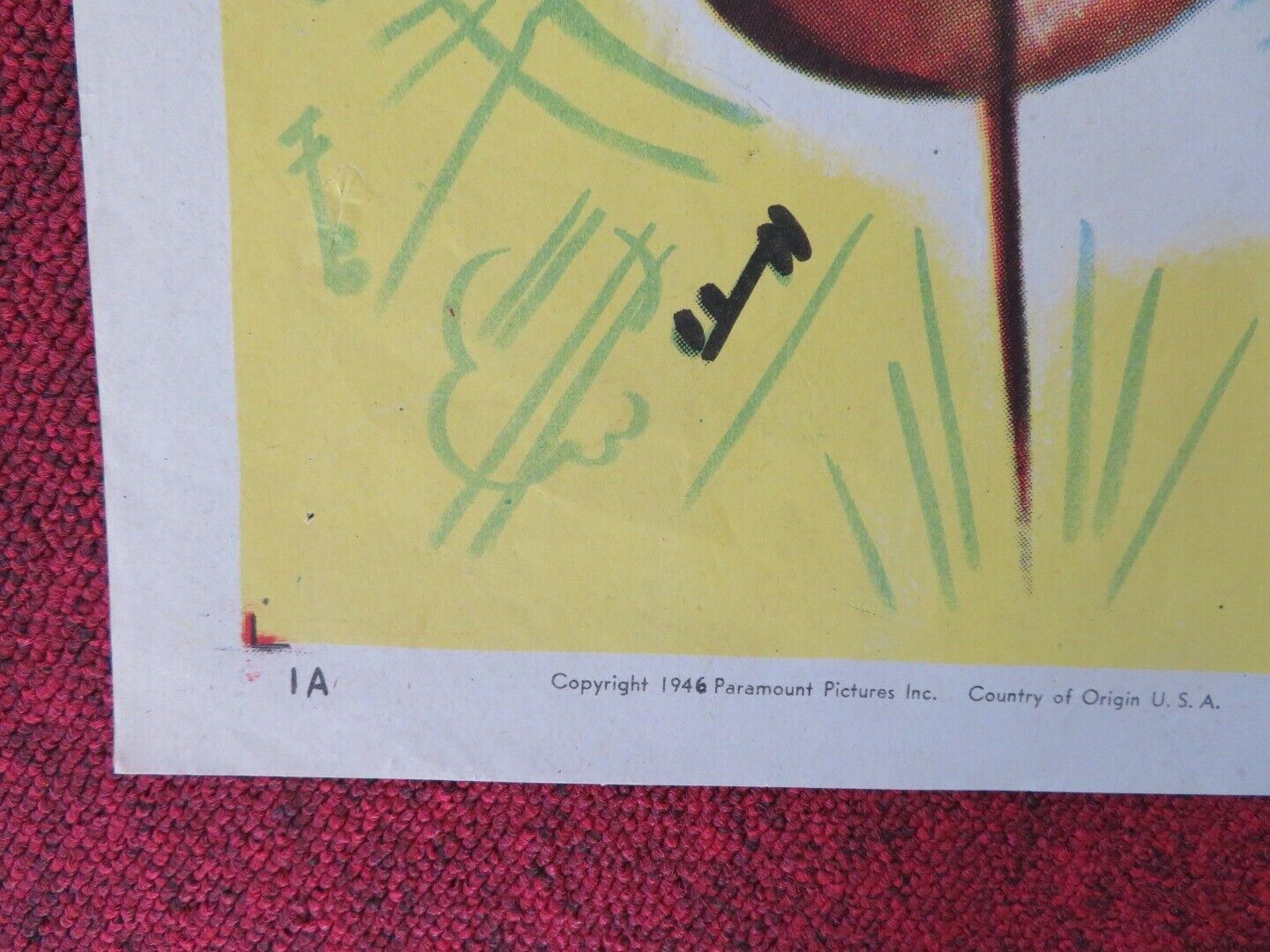 LADIES MAN FOLDED US ONE SHEET POSTER EDDIE BRACKEN CASS DALEY 1946 Movie posters