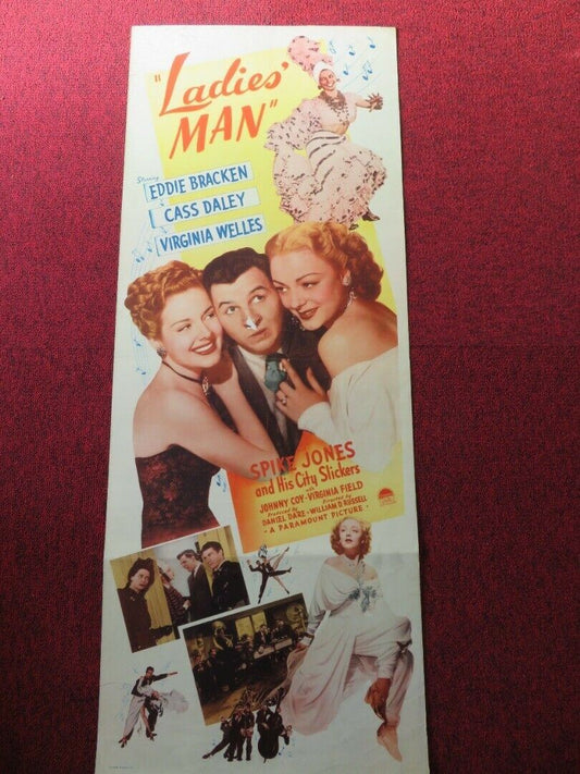 LADIES' MAN US INSERT (14"x 36") POSTER EDDIE BRACKEN CASS DALEY 1947 Movie posters