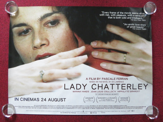 LADY CHATTERLEY UK QUAD (30"x 40") ROLLED POSTER MARINA HANDS 2006 Rendezvous Cinema Movie posters