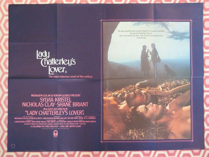 LADY CHATTERLEY'S LOVER BRITISH QUAD (30"x 40") POSTER SYLVIA KRISTEL 1981 Movie posters
