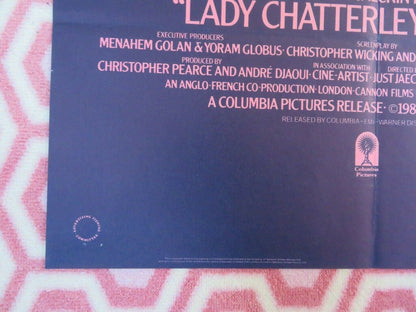 LADY CHATTERLEY'S LOVER BRITISH QUAD (30"x 40") POSTER SYLVIA KRISTEL 1981 Movie posters