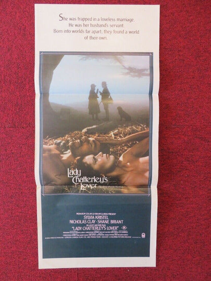 LADY CHATTERLEY'S LOVER FOLDED AUSTRALIAN DAYBILL POSTER Sylvia Kristel 1981 Movie posters
