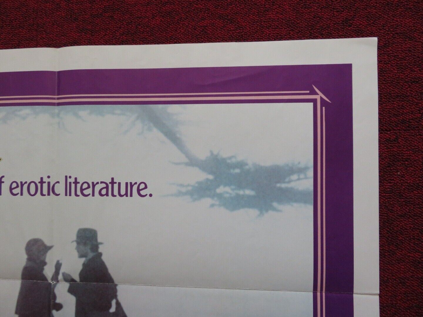 LADY CHATTERLEY'S LOVER FOLDED US ONE SHEET POSTER SYLVIA KRISTEL N. CLAY 1981 Movie posters