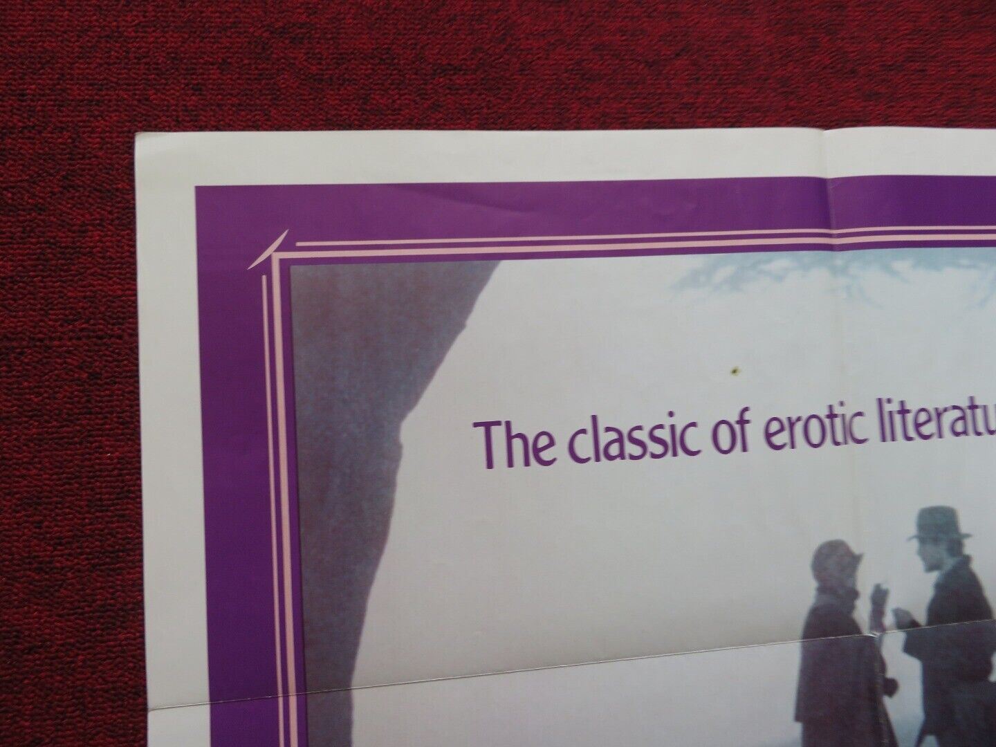 LADY CHATTERLEY'S LOVER FOLDED US ONE SHEET POSTER SYLVIA KRISTEL N. CLAY 1981 Movie posters