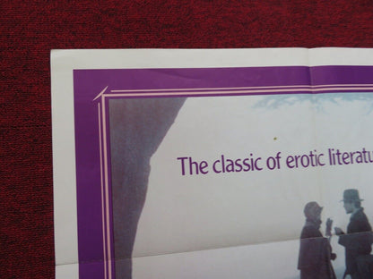 LADY CHATTERLEY'S LOVER FOLDED US ONE SHEET POSTER SYLVIA KRISTEL N. CLAY 1981 Movie posters