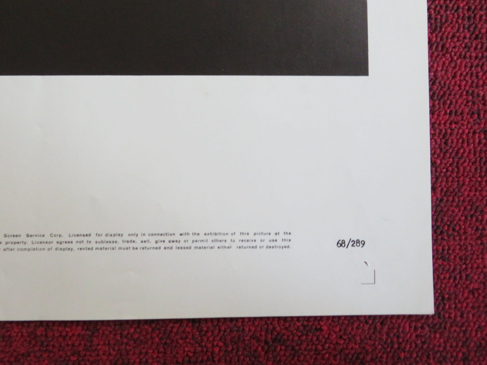 LADY IN CEMENT FOLDED US ONE SHEET POSTER FRANK SINATRA RAQUEL WELCH 1968 Rendezvous Cinema Movie posters