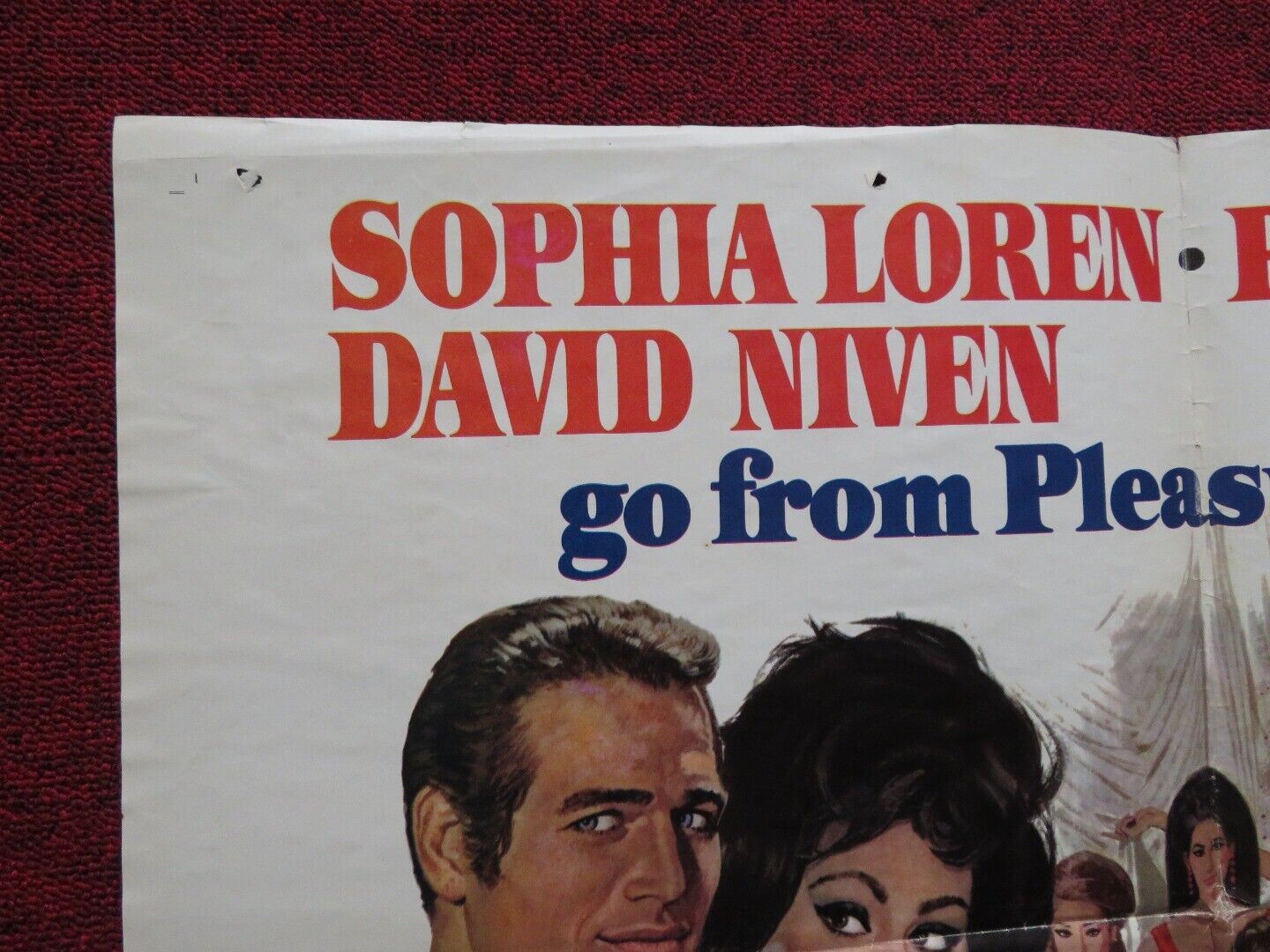LADY L FOLDED US ONE SHEET POSTER SOPHIA LOREN PAUL NEWMAN 1966 Movie posters