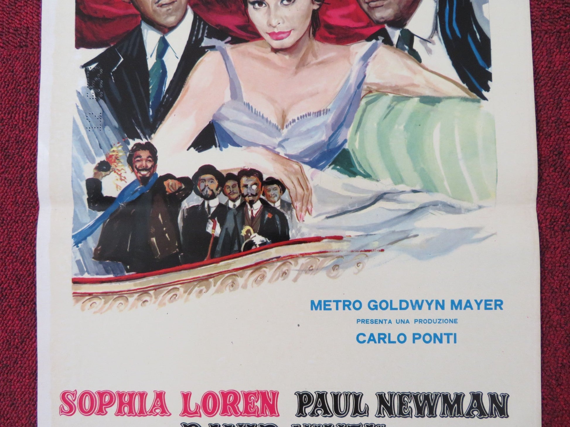 LADY L ITALIAN LOCANDINA POSTER SOPHIA LOREN PAUL NEWMAN DAVID NIVEN 1965 Rendezvous Cinema Movie posters