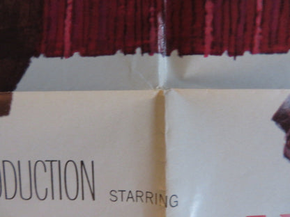 LADY L - STYLE B FOLDED US ONE SHEET POSTER SOPHIA LOREN PAUL NEWMAN 1966 Rendezvous Cinema Movie posters