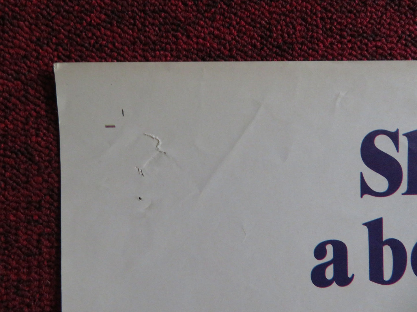 LADY L - STYLE B FOLDED US ONE SHEET POSTER SOPHIA LOREN PAUL NEWMAN 1966 Rendezvous Cinema Movie posters