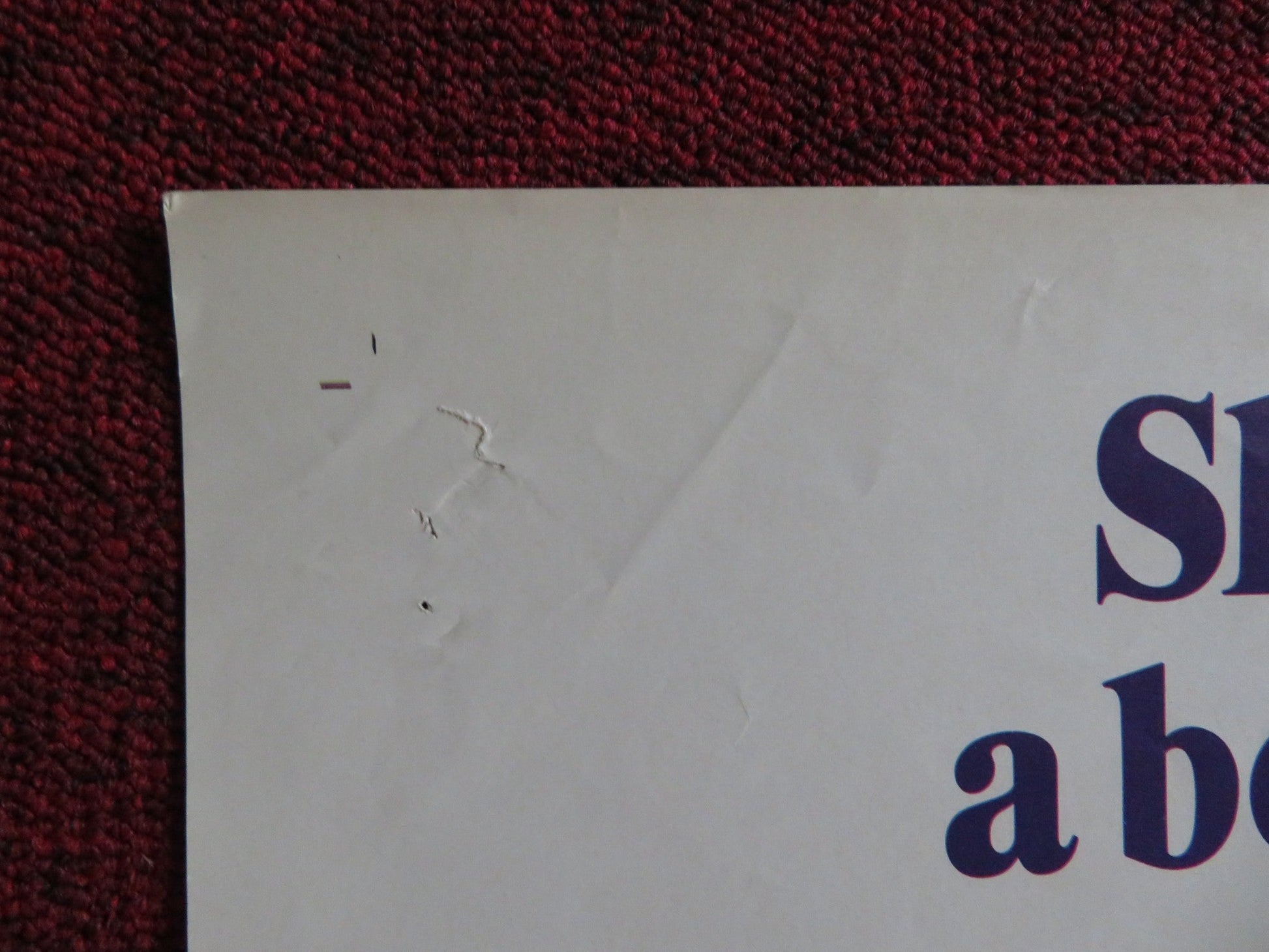 LADY L - STYLE B FOLDED US ONE SHEET POSTER SOPHIA LOREN PAUL NEWMAN 1966 Rendezvous Cinema Movie posters