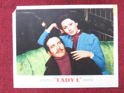 LADY L US LOBBY CARD FULL SET SOPHIA LOREN PAUL NEWMAN 1966 Rendezvous Cinema Movie posters