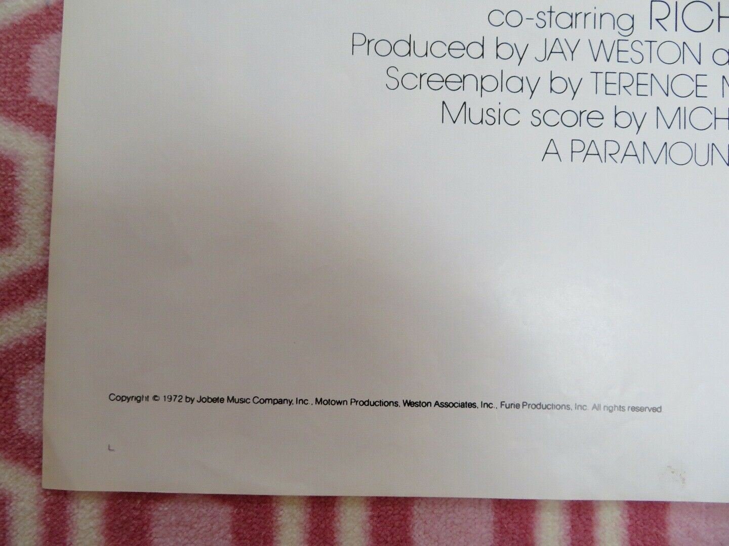 LADY SINGS THE BLUE US ONE SHEET POSTER DIANA ROSS BILLY DEE WILLIAMS - Rendezvous Cinema